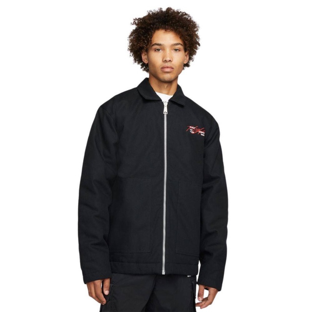 NWT Jordan Flight Heritage Reversible Jacket Black/Red SZ M - Picture 2 of 8